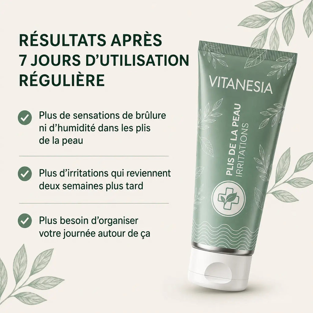Crème pour plis cutanés